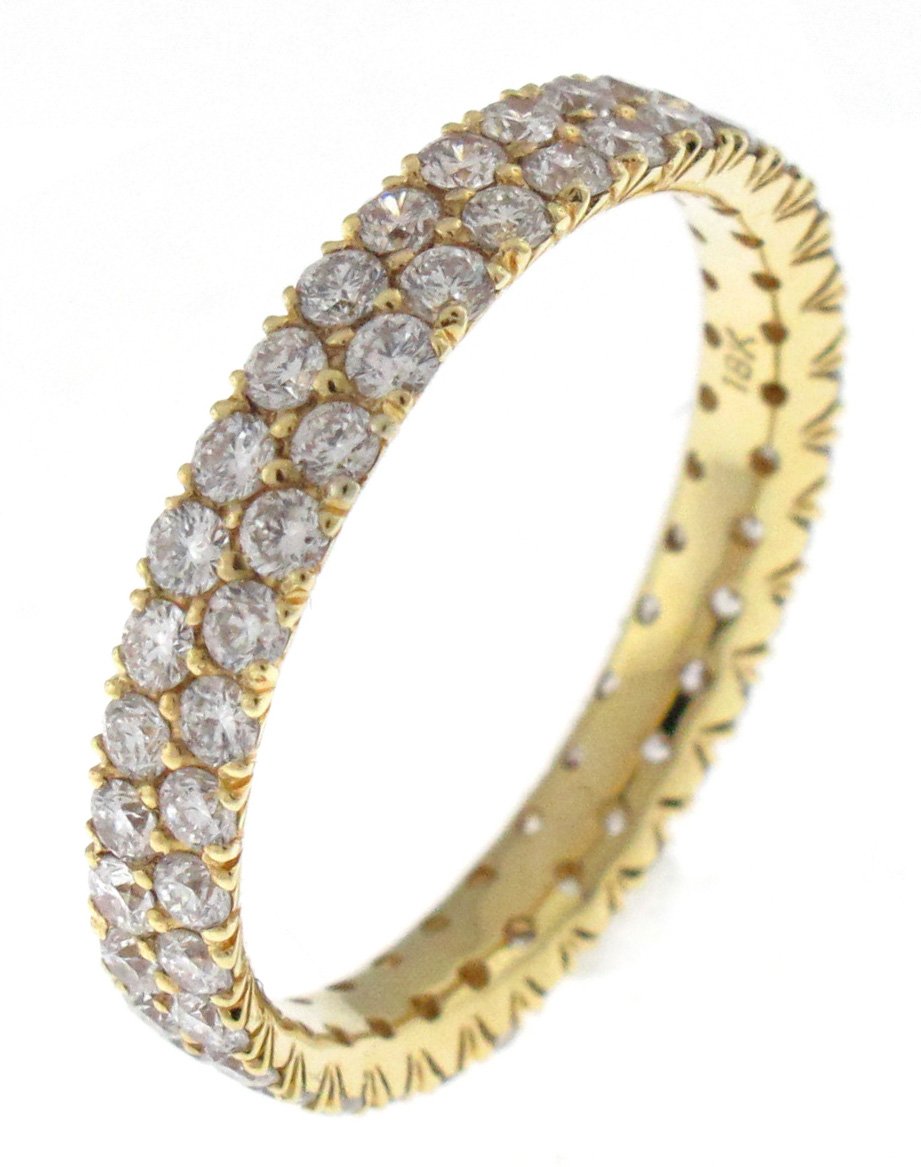 18kt Yellow Gold Diamond Eternity Band