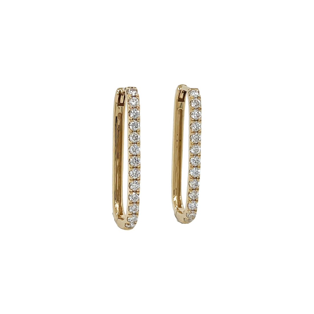 18Kt Yellow Gold Diamond Earrings