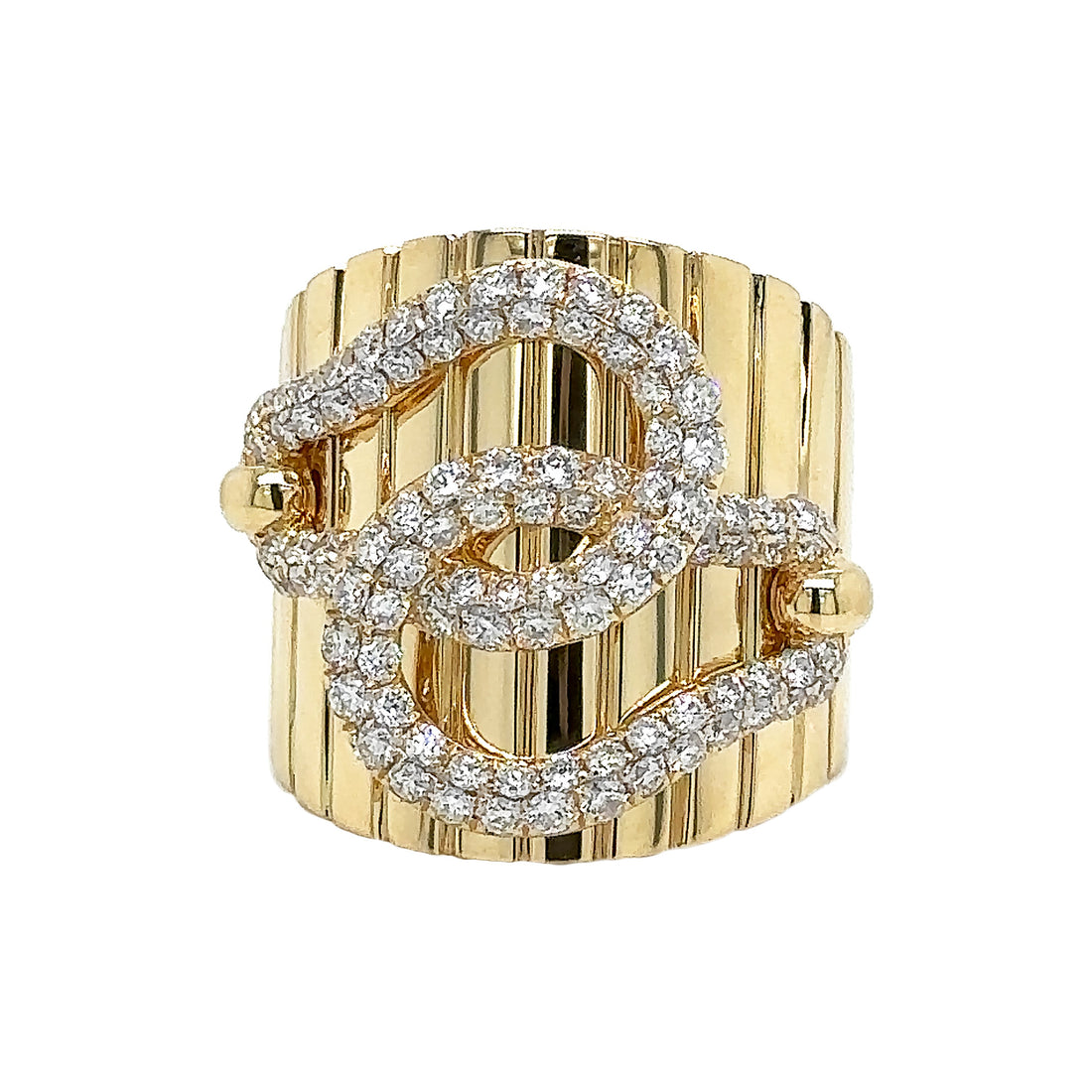 18kt Yellow Gold Diamond Ring