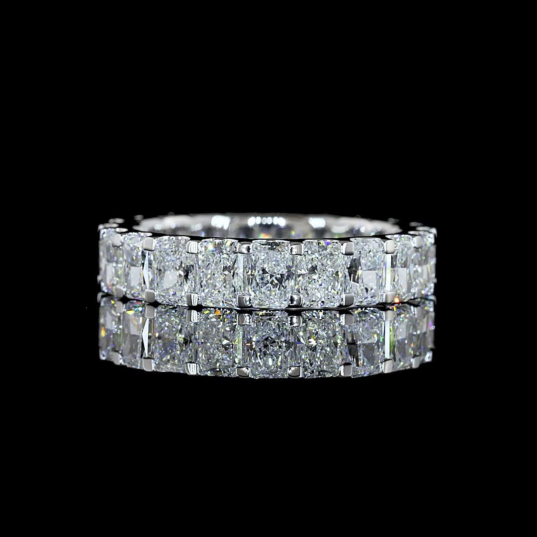 14kt White Gold Lab Diamond Eternity Band