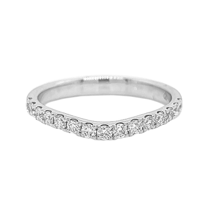 18kt White Gold Diamond Band