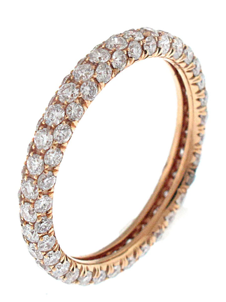 18kt Rose Gold Diamond Eternity Band