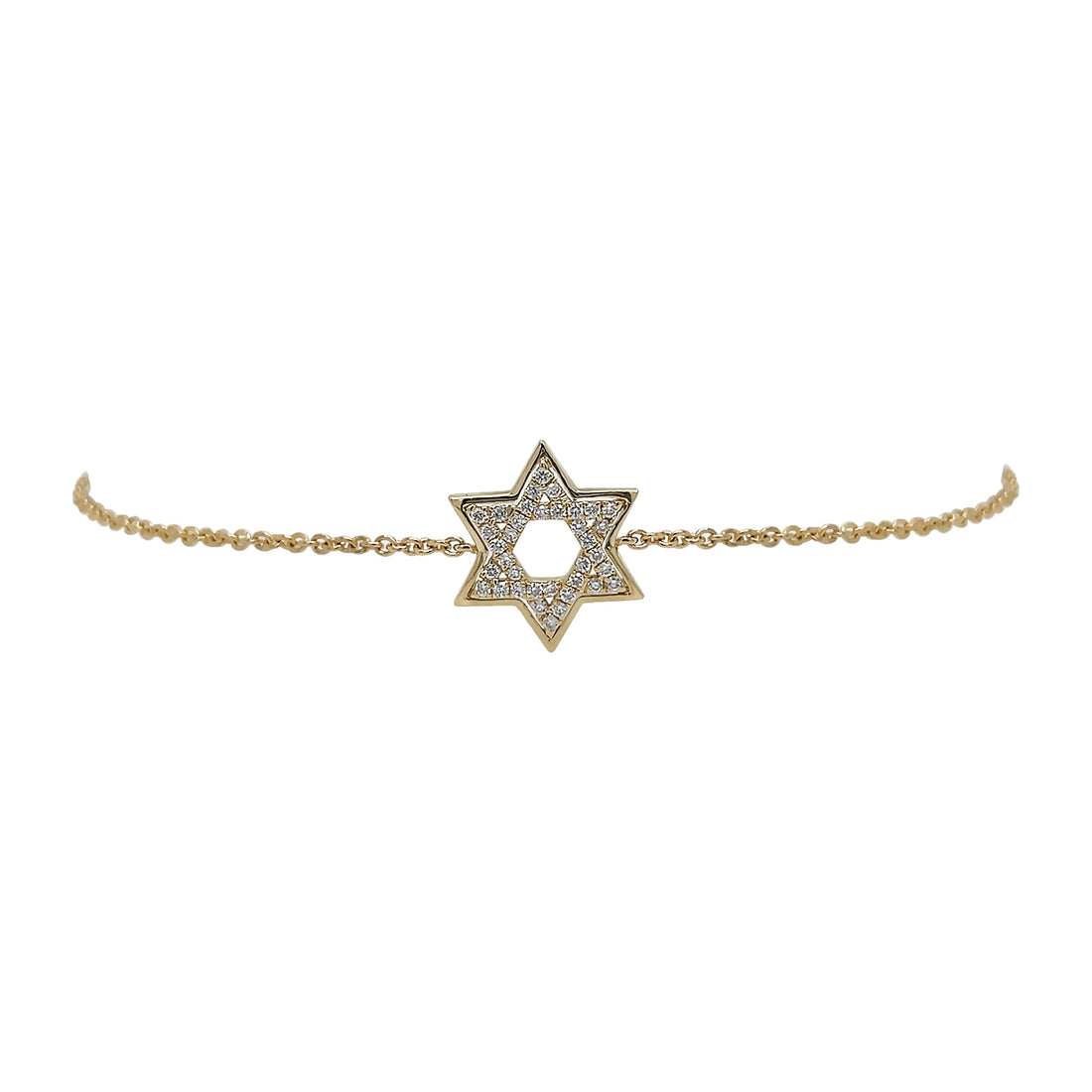 18kt Yellow Gold Diamond Tennis Bracelet