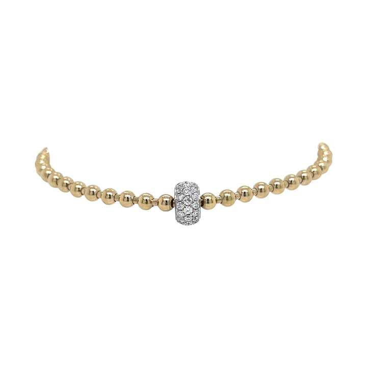 18kt Yellow Gold Diamond Bracelet