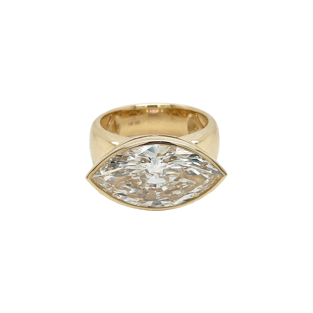 14kt Yellow Gold Lab Diamond Ring