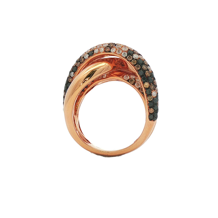 18kt Rose Gold Diamond Ring