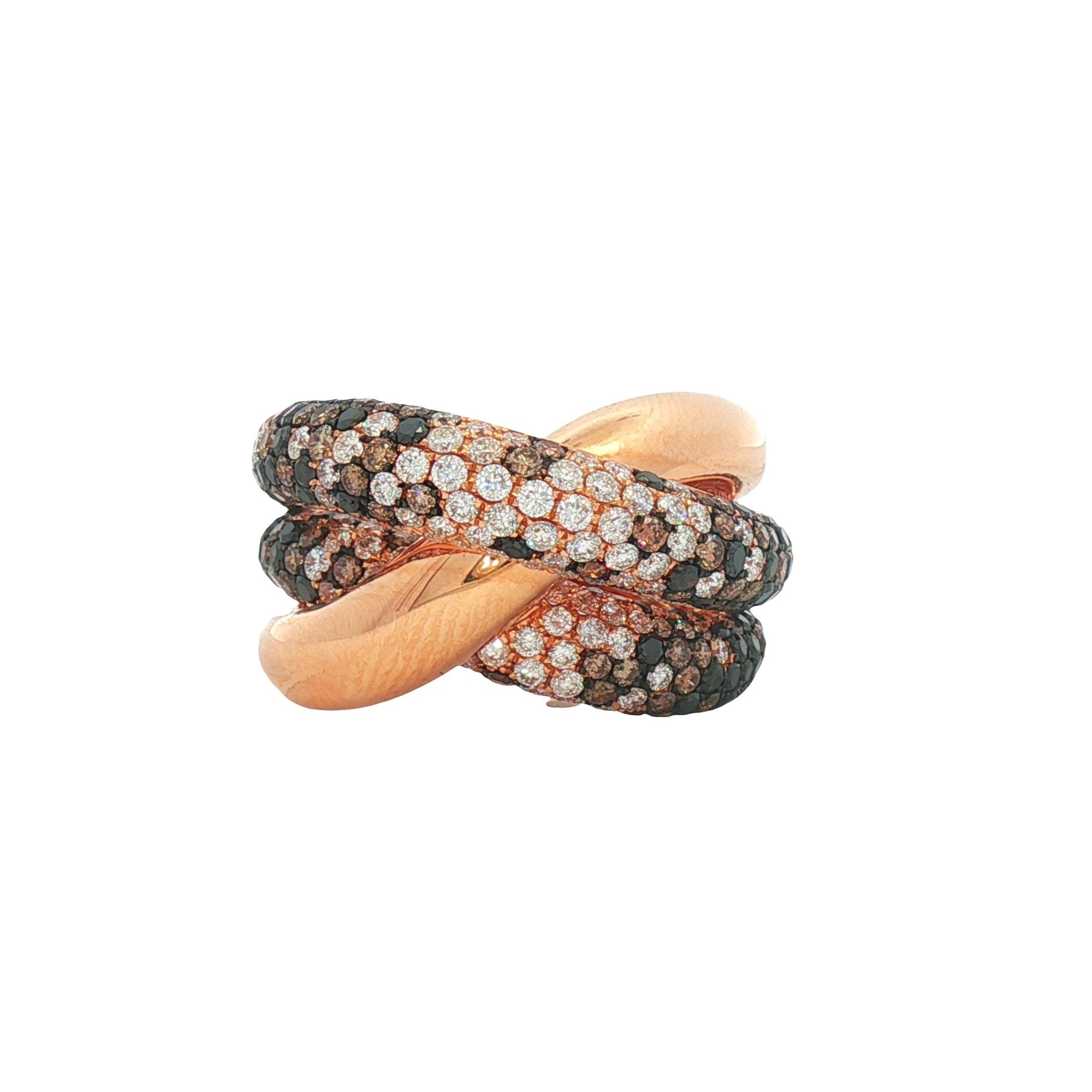 18kt Rose Gold Diamond Ring