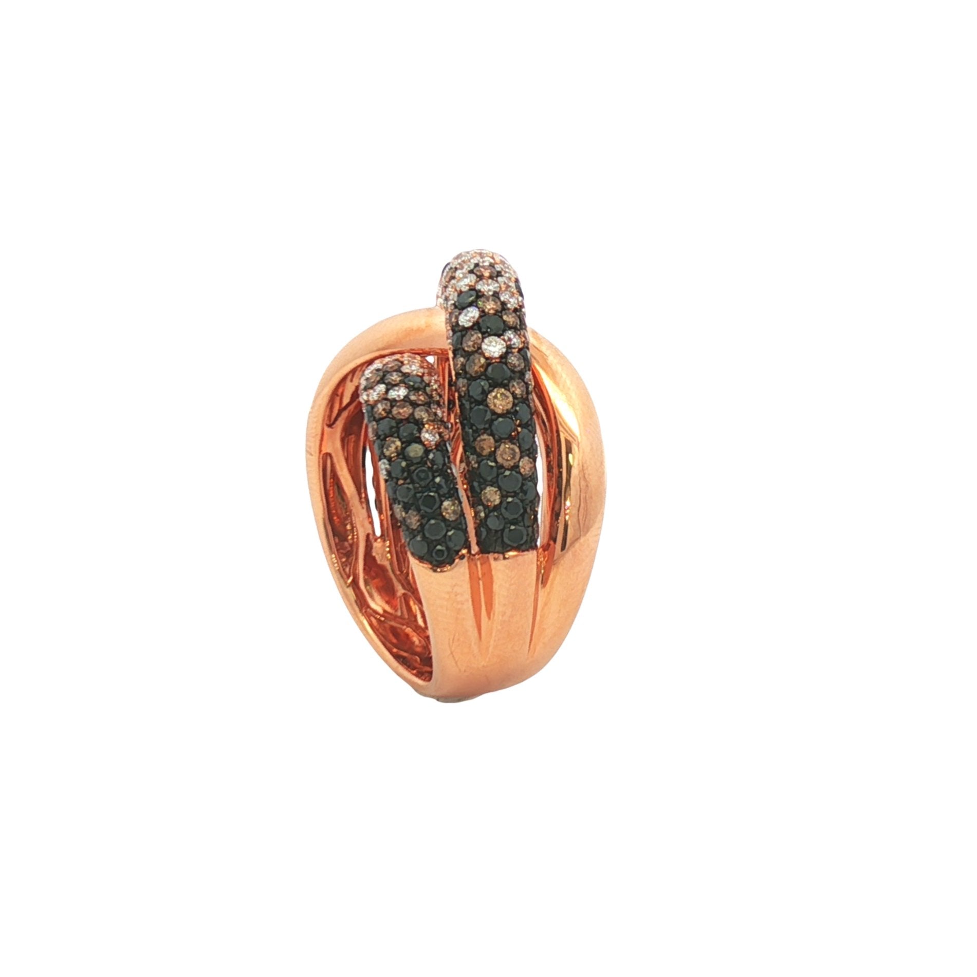 18kt Rose Gold Diamond Ring