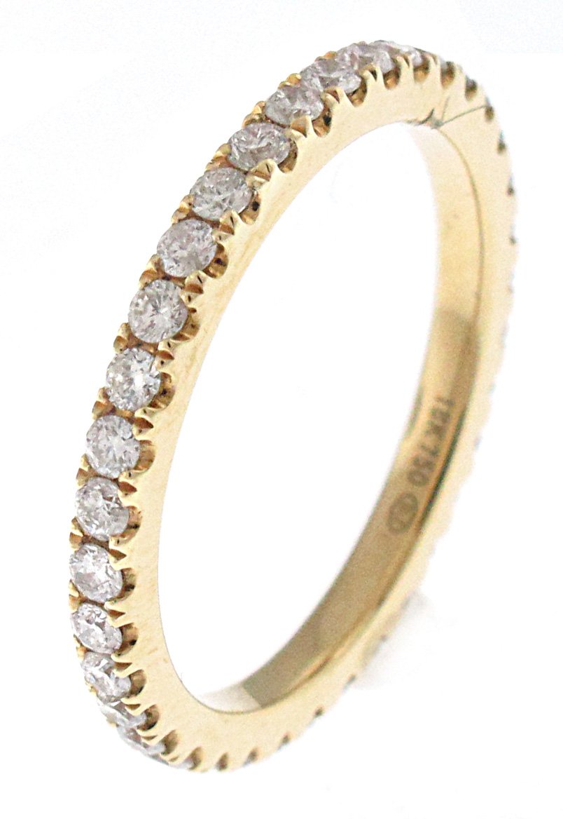 18kt Yellow Gold Diamond Eternity Band