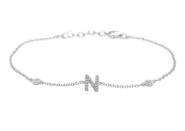 14kt White Gold Diamond Bracelet