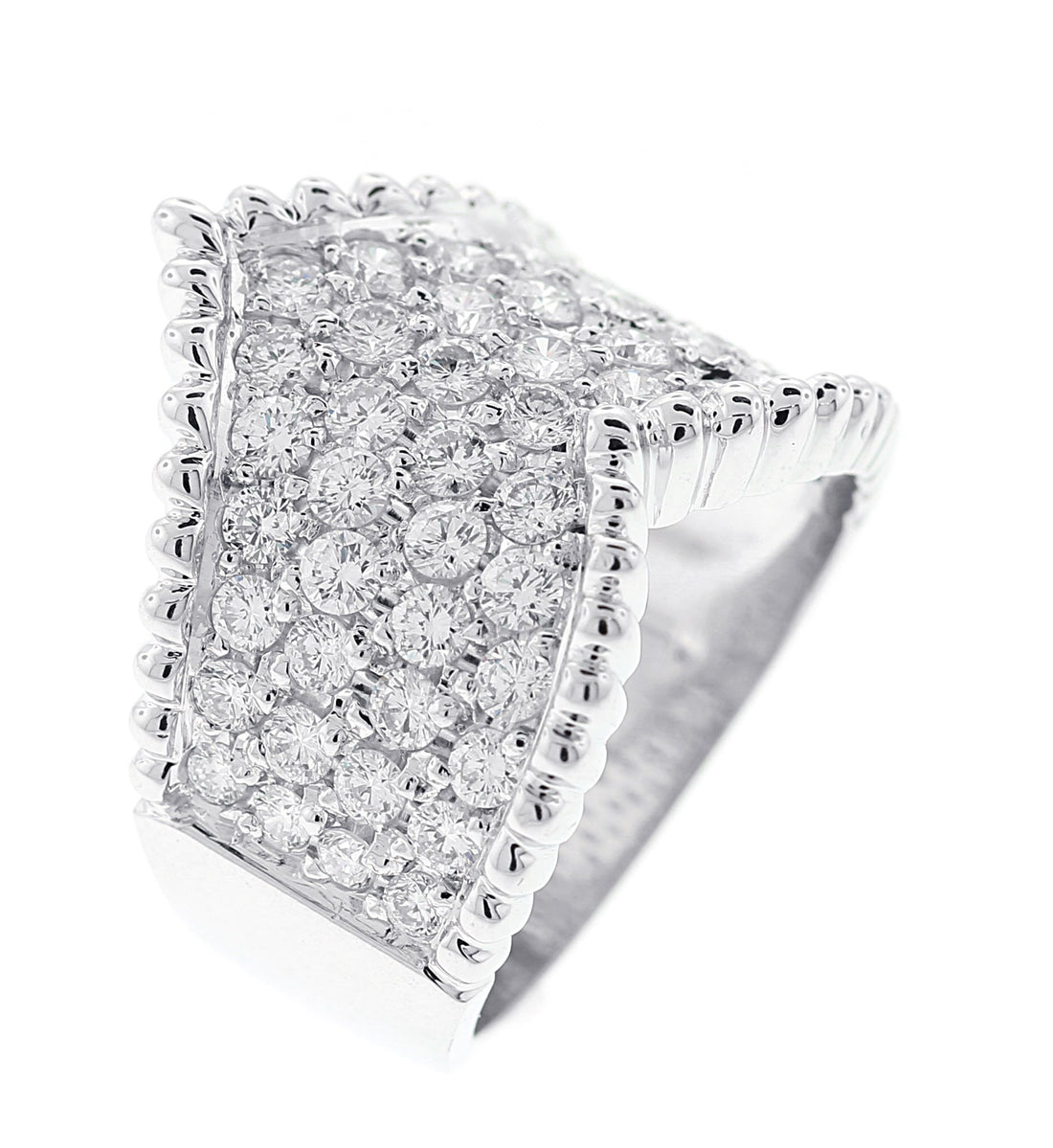 14kt White Gold Diamond Band
