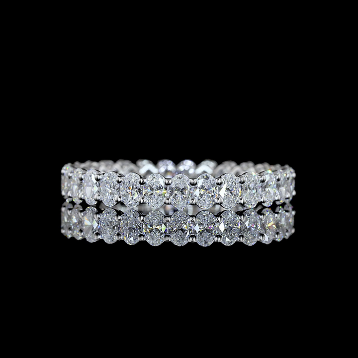 18kt White Gold Lab Diamond Eternity Band