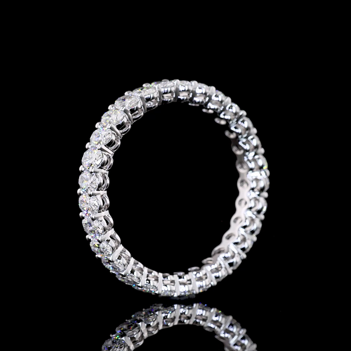 18kt White Gold Lab Diamond Eternity Band