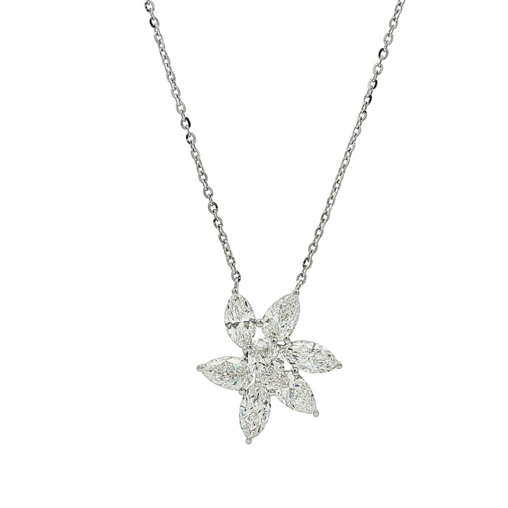 18kt White Gold Lab Diamond Pendant