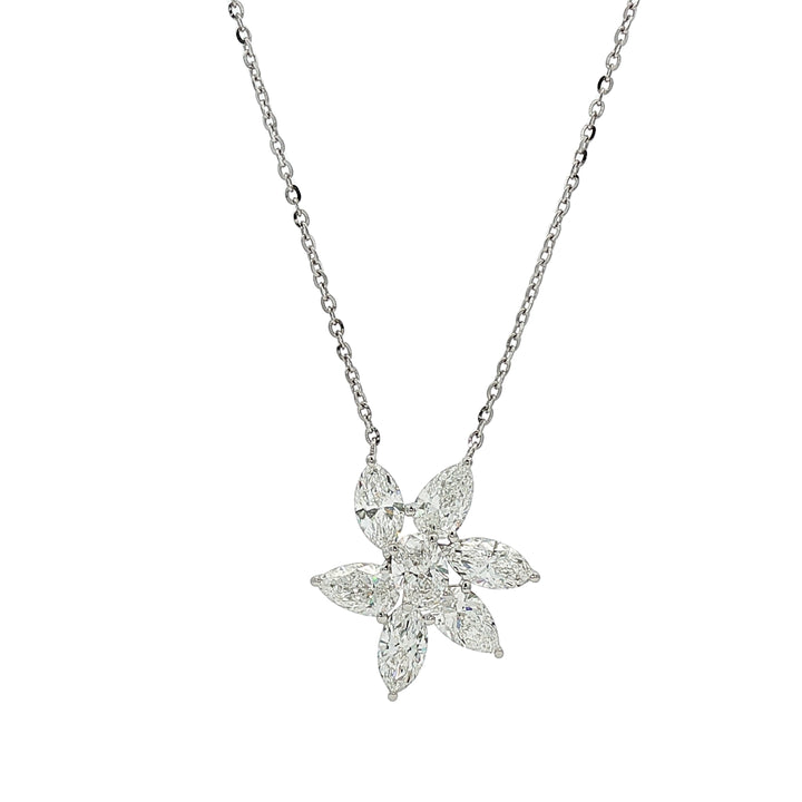 18kt White Gold Lab Diamond Pendant