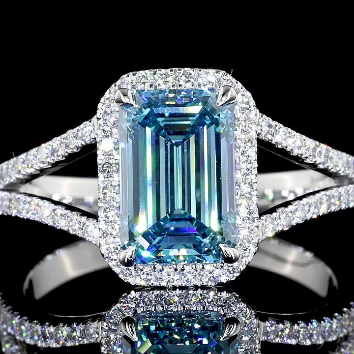 14kt White Gold Lab Diamond Ring