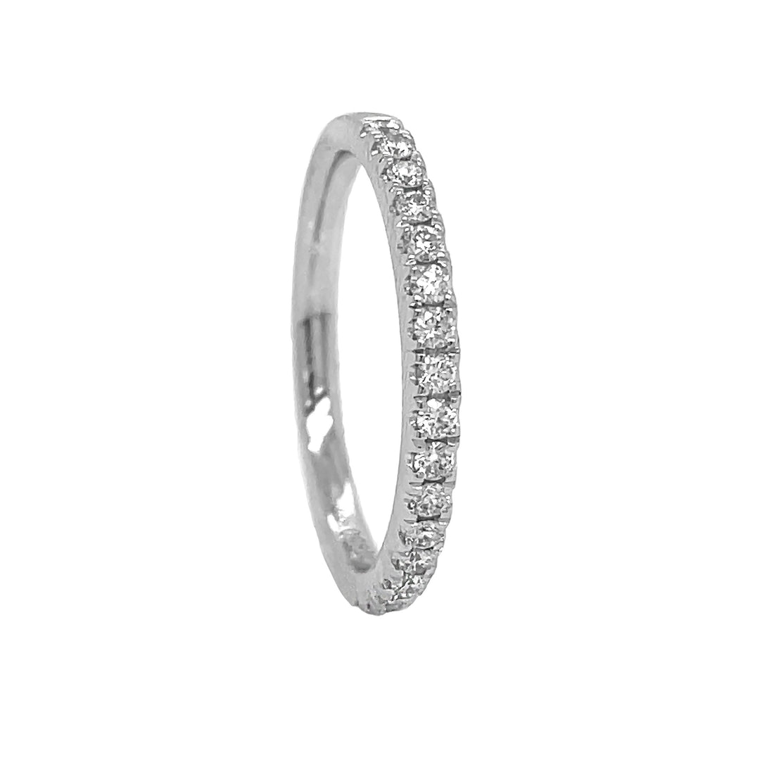 Platinum Diamond Half-way Band