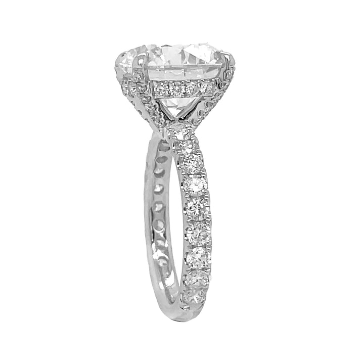 14kt White Gold Lab Diamond Ring