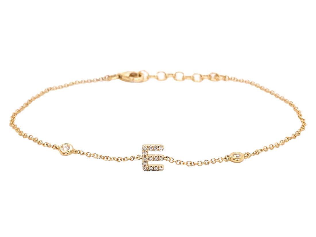 18kt Yellow Gold Diamond Bracelet