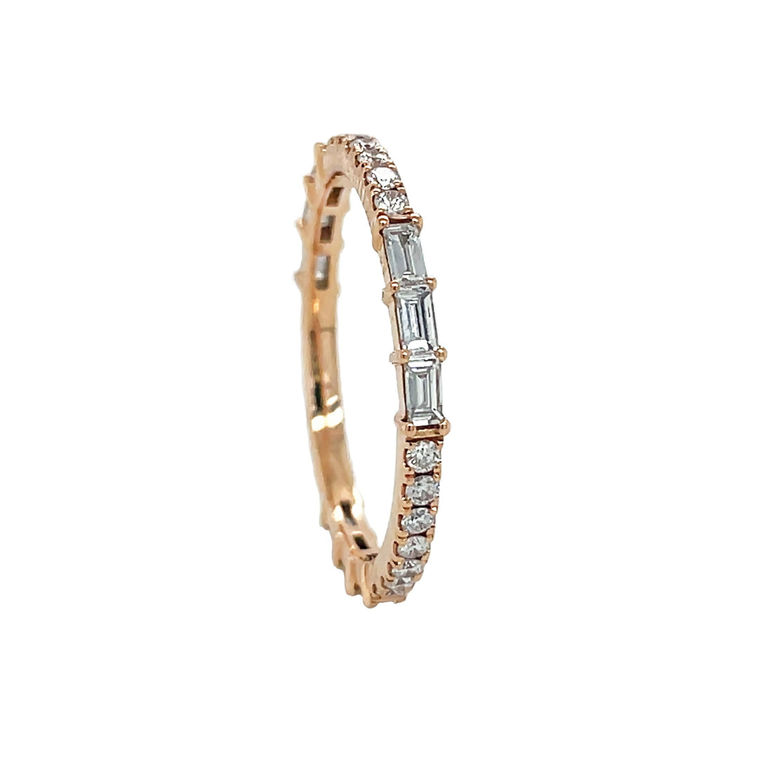 18kt Rose Gold Diamond Eternity Band