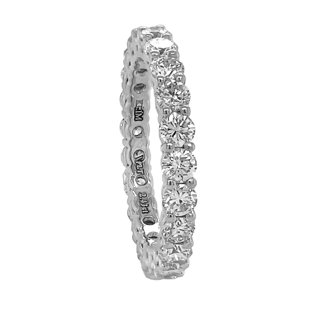 Platinum Diamond Eternity Band