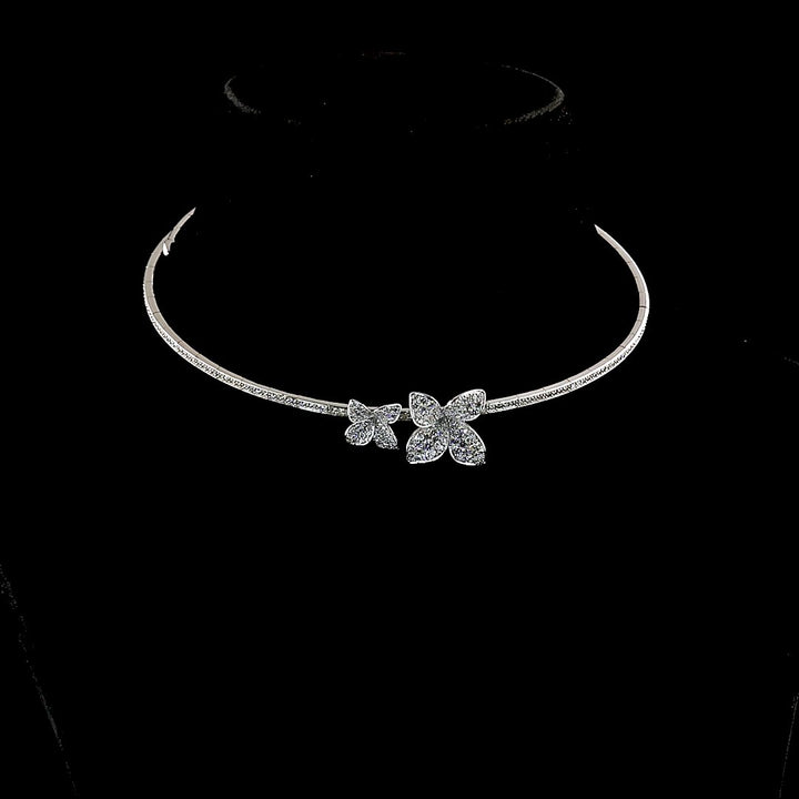 14kt White Gold Lab Diamond Necklace