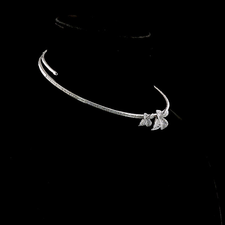 14kt White Gold Lab Diamond Necklace