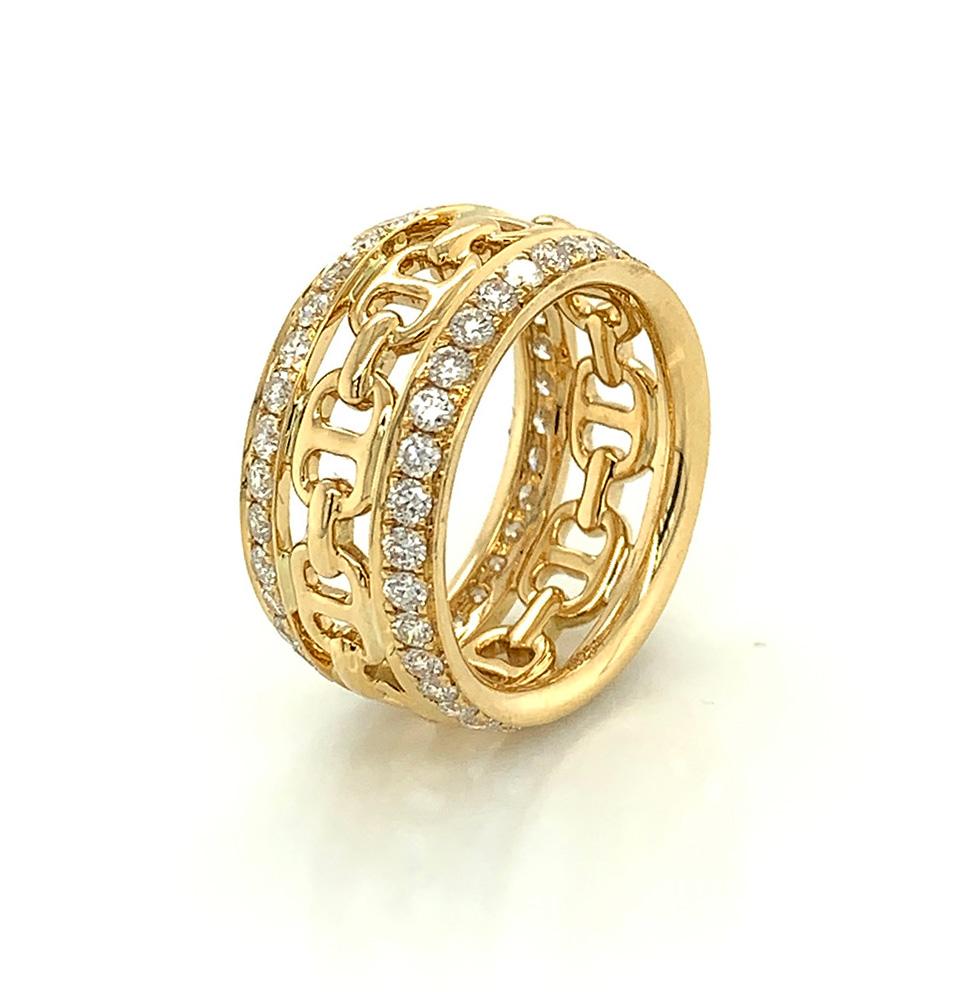 18kt Yellow Gold Diamond Ring