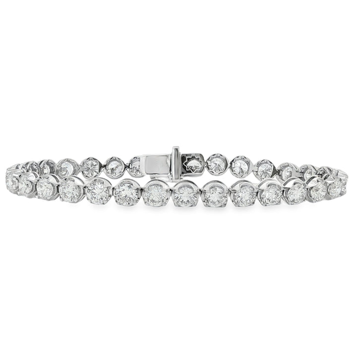 14kt White Gold Lab Diamond Tennis Bracelet