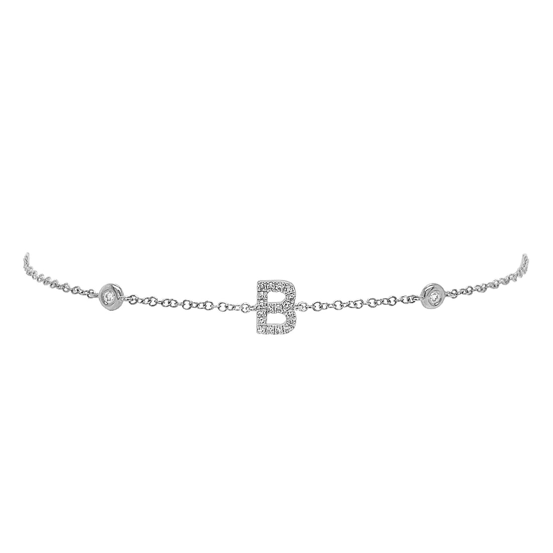 14kt White Gold Diamond Bracelet