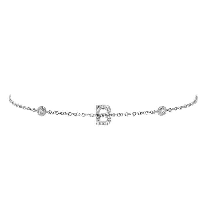 14kt White Gold Diamond Bracelet