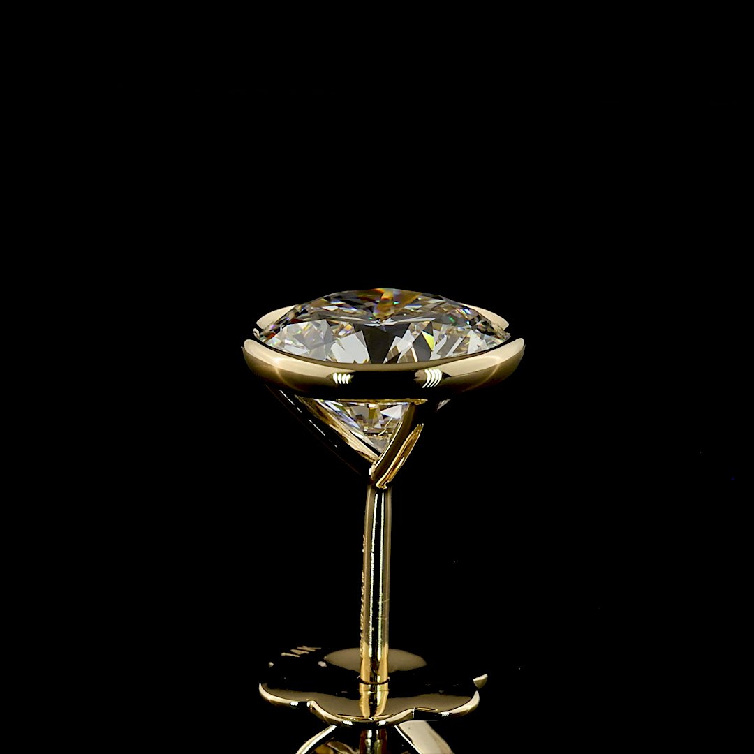 14kt Yellow Gold Lab Diamond Studs