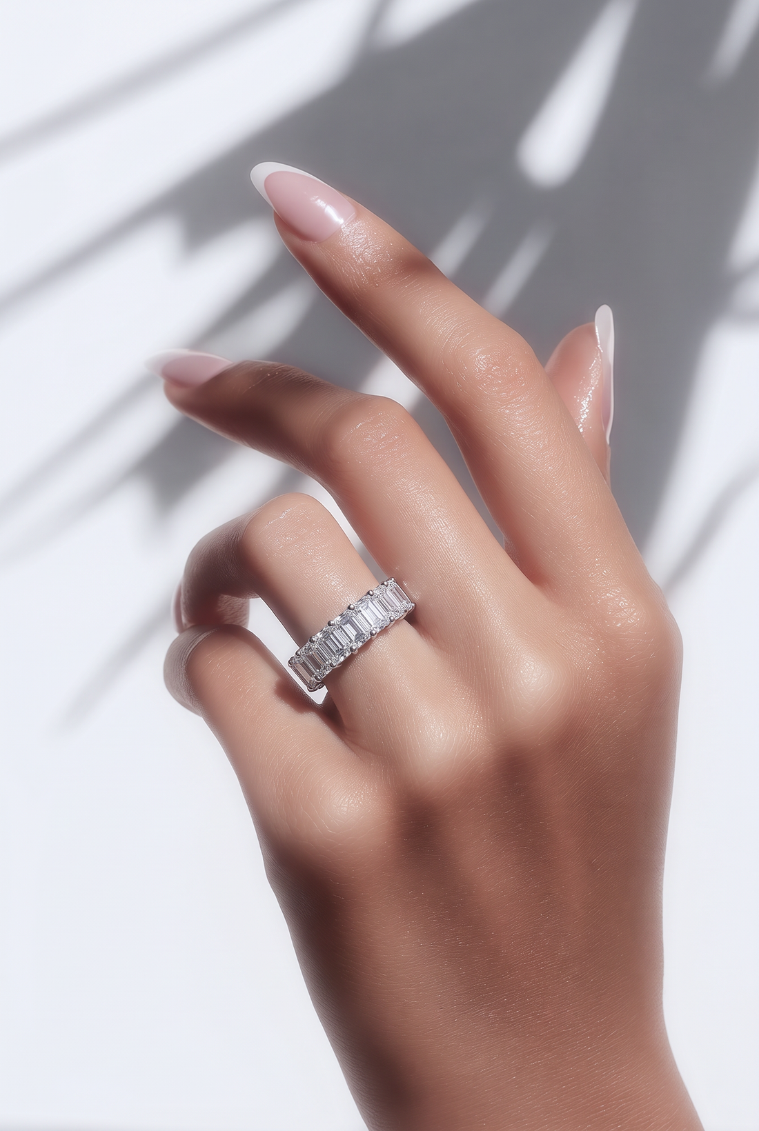 Platinum Diamond Eternity Band