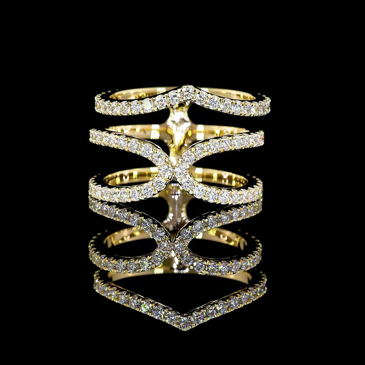 14kt Yellow Gold Lab Diamond Ring