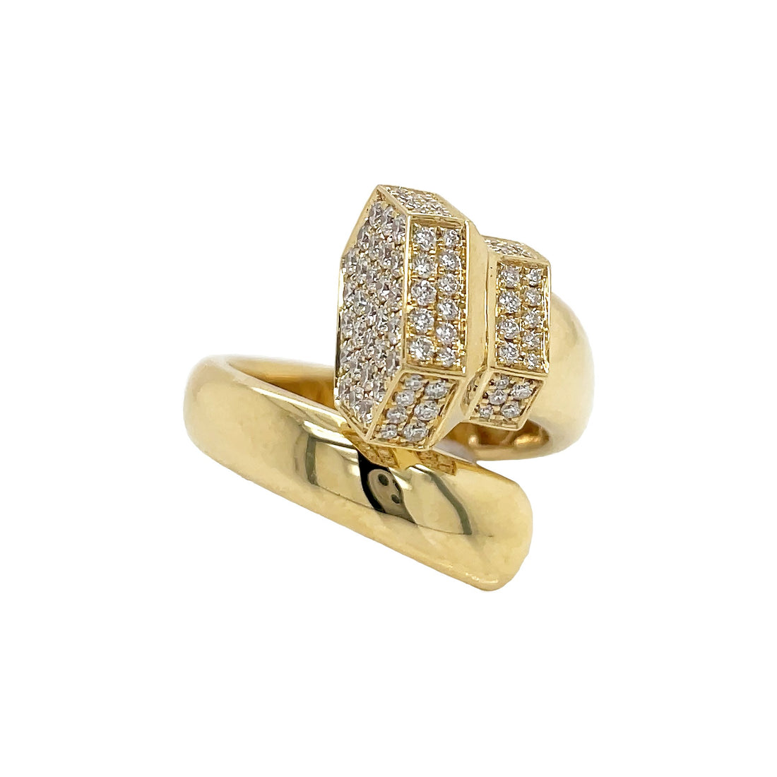 18kt Yellow Gold Diamond Ring