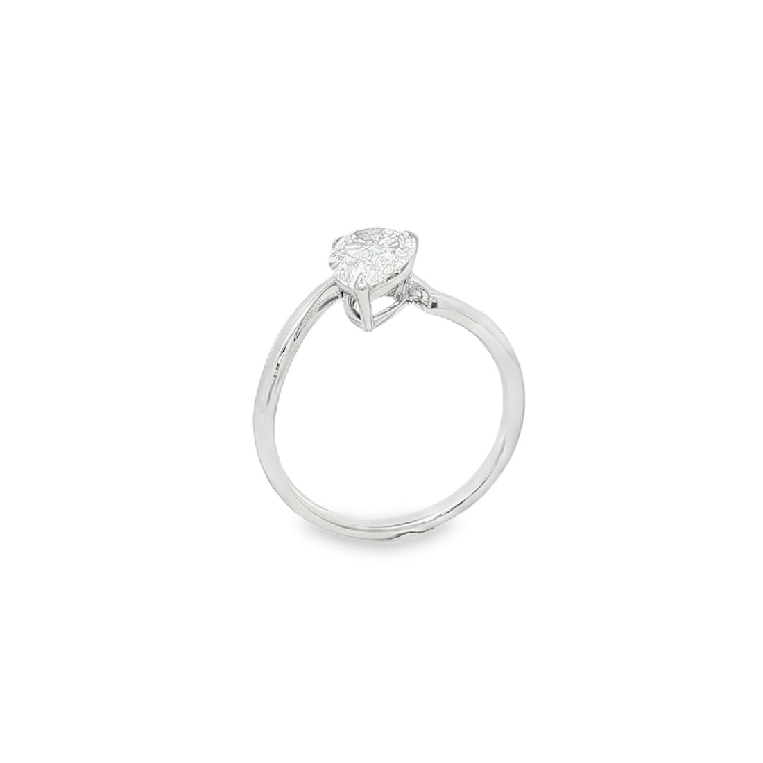 14kt White Gold Lab Diamond Ring