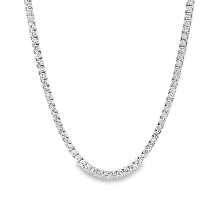 14kt White Gold Lab Diamond Tennis Necklace