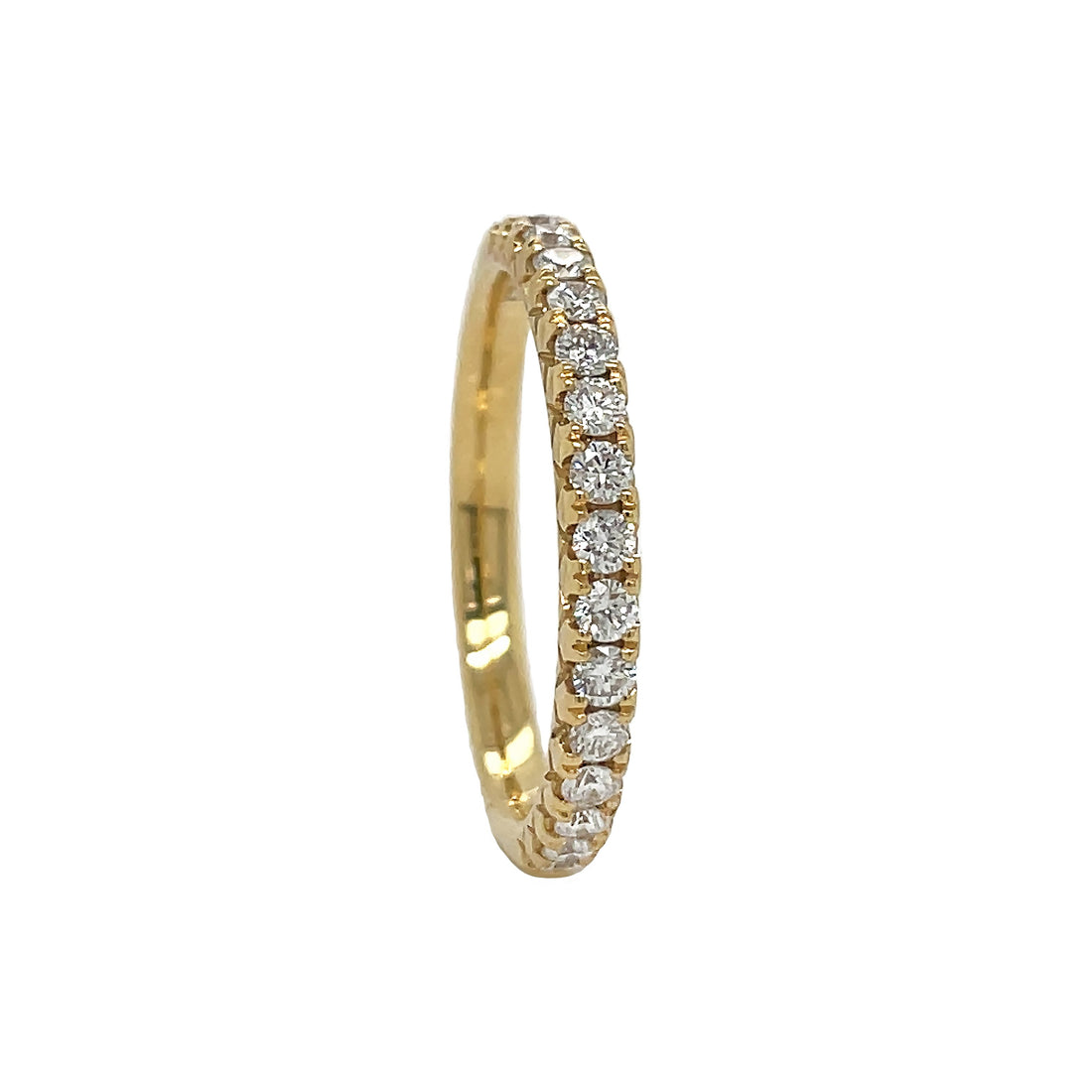 18kt Yellow Gold Diamond Band