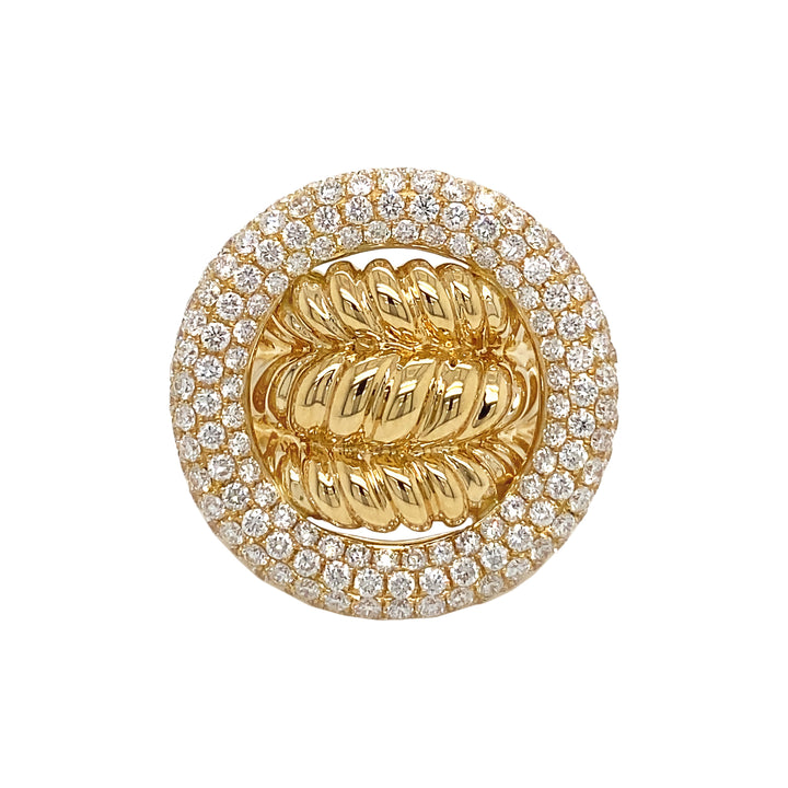 18kt Yellow Gold Diamond Ring