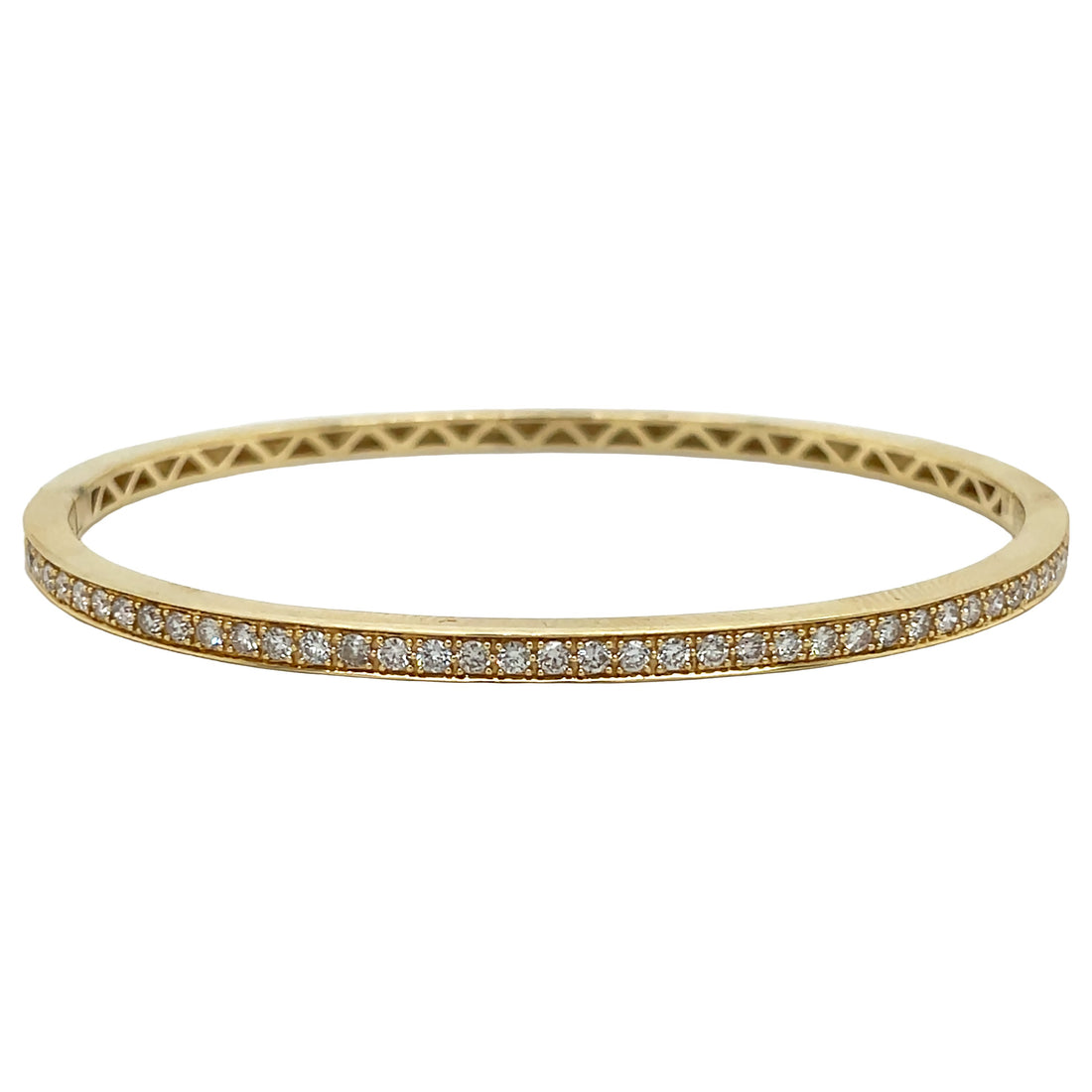 18kt Yellow Gold Diamond Bangle