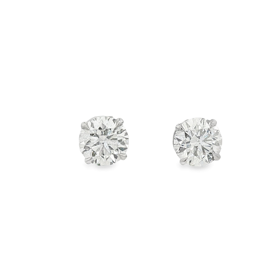 14kt White Gold Lab Diamond Studs