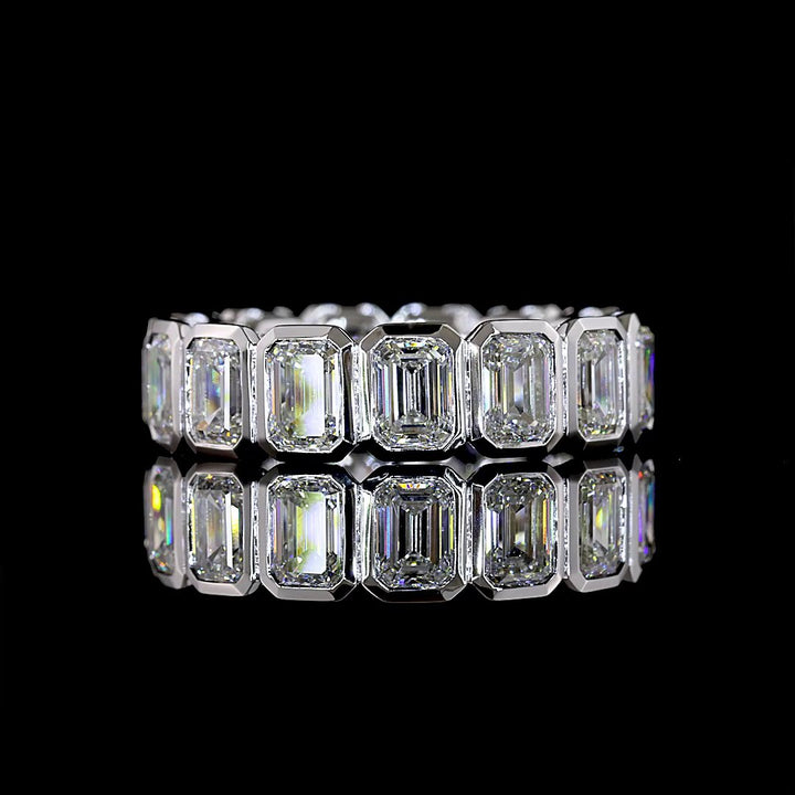 14kt White Gold Lab Diamond Eternity Band