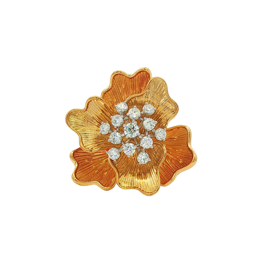 18kt Yellow Gold Diamond Ring