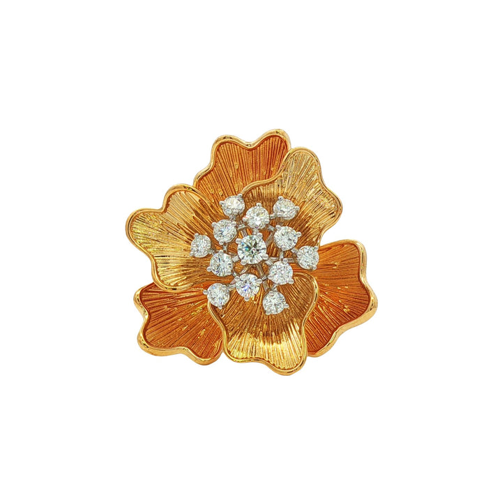 18kt Yellow Gold Diamond Ring