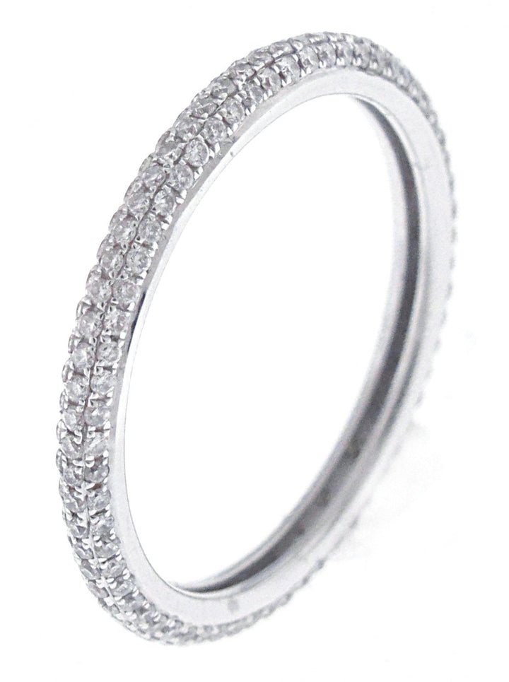 18kt White Gold Diamond Eternity Band