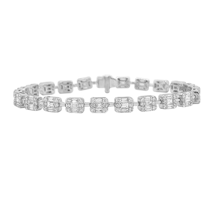 18kt White Gold Diamond Bracelet