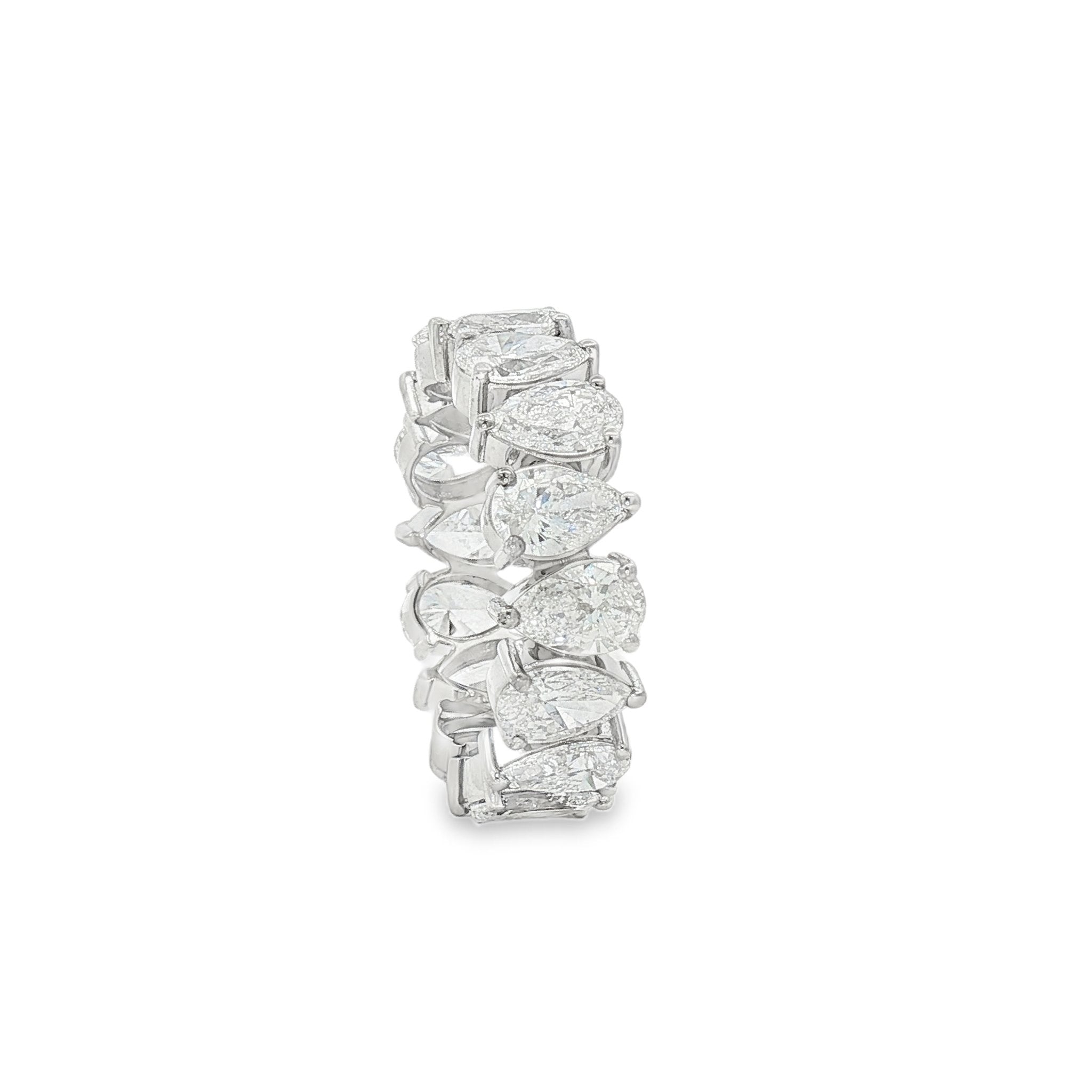 14kt White Gold Lab Diamond Eternity Band