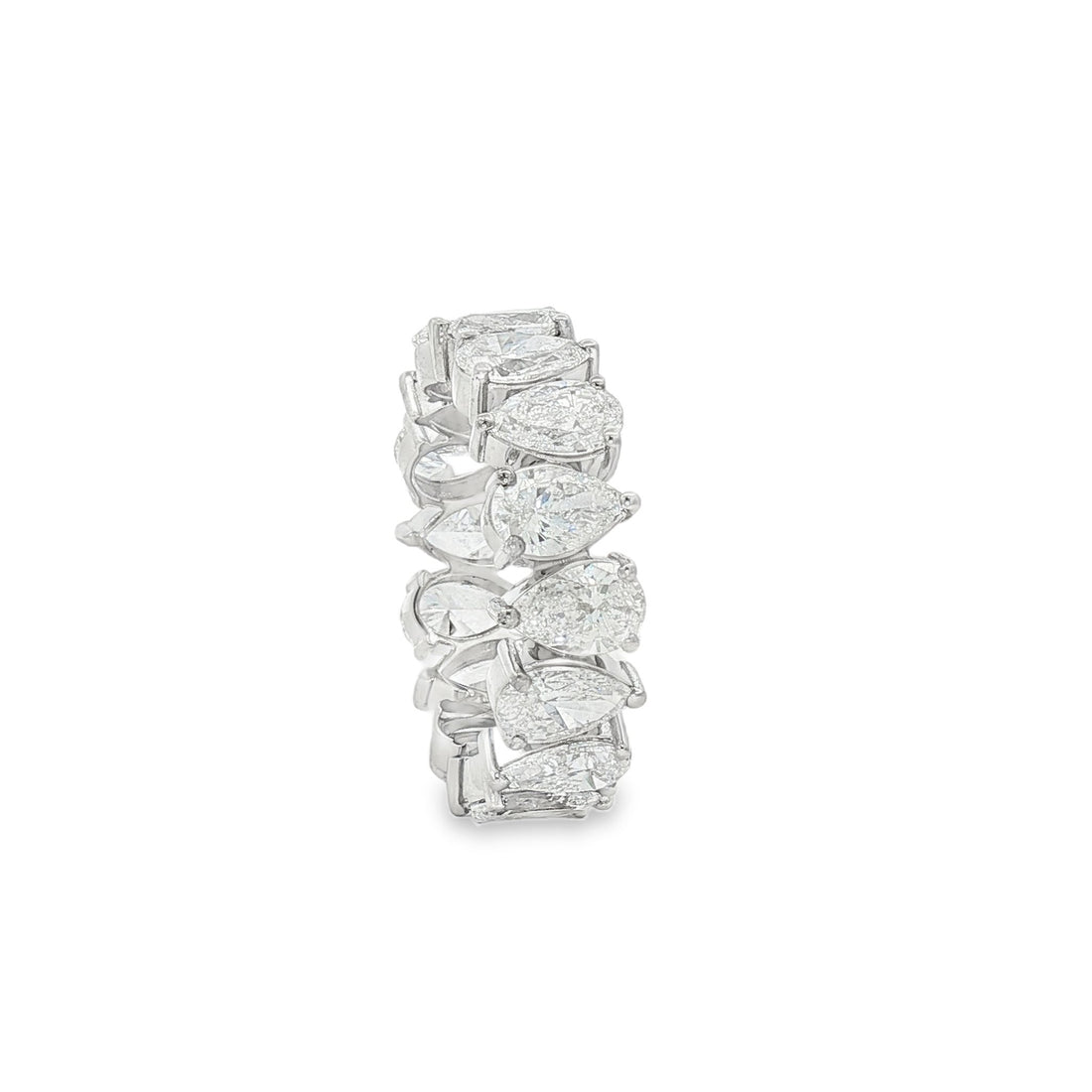 14kt White Gold Lab Diamond Eternity Band
