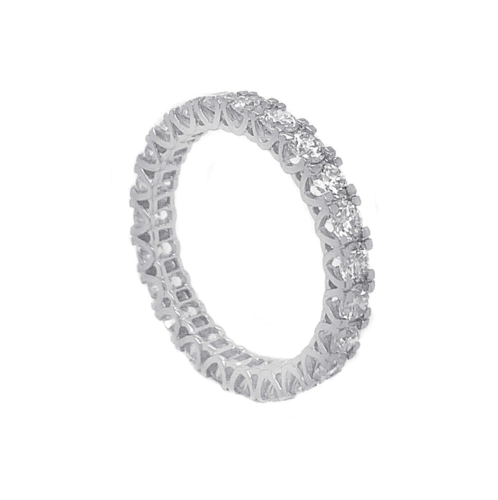 18kt White Gold Diamond Eternity Band