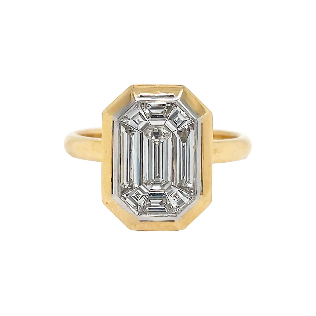 18kt Yellow Gold Diamond Ring